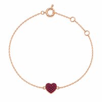 Armband Crivelli Dame in Rosègold Rubino 370-XB2944